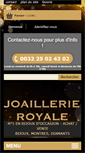 Mobile Screenshot of joaillerie-royale.com