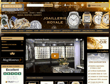 Tablet Screenshot of joaillerie-royale.com